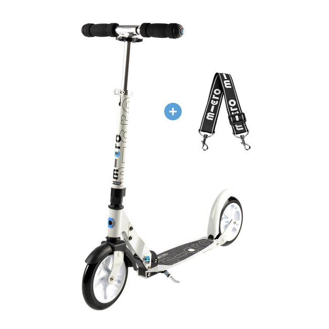 Trottinette adulte Micro blanc <span itemprop=