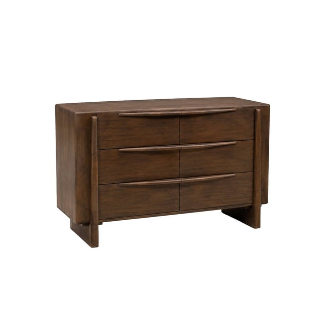 Commode en bois de manguier ANATOLE Couleur bois foncé <span itemprop=