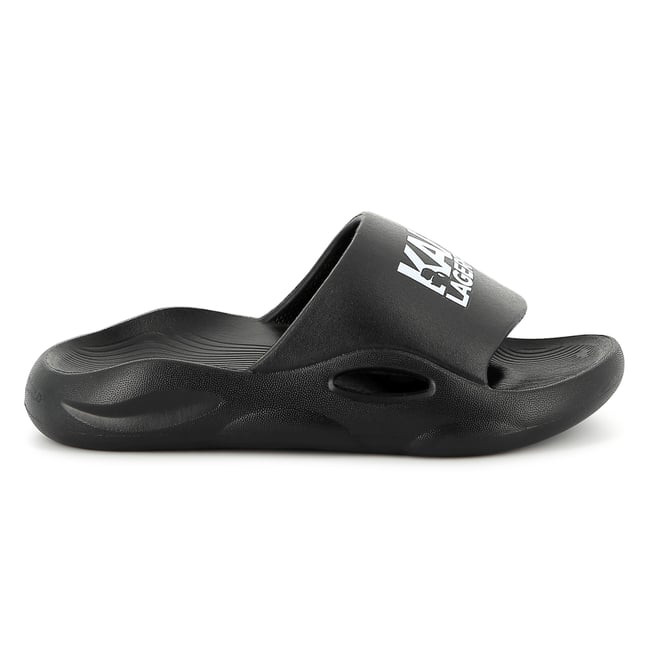 Claquettes siglées black <span itemprop=