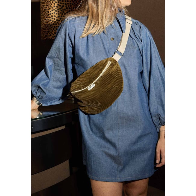 Sac banane en velours, VELOURS - GABRIELLE PARIS
