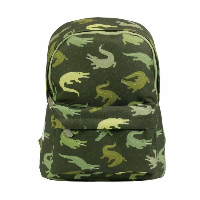 Sac à dos bébé Crocodiles vert <span itemprop=