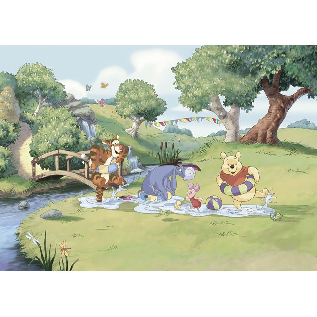 Papier peint Komar - Disney Winnie the Pooh Friendship and Fun - 350 x 250 cm Couleur multicolore <span itemprop=