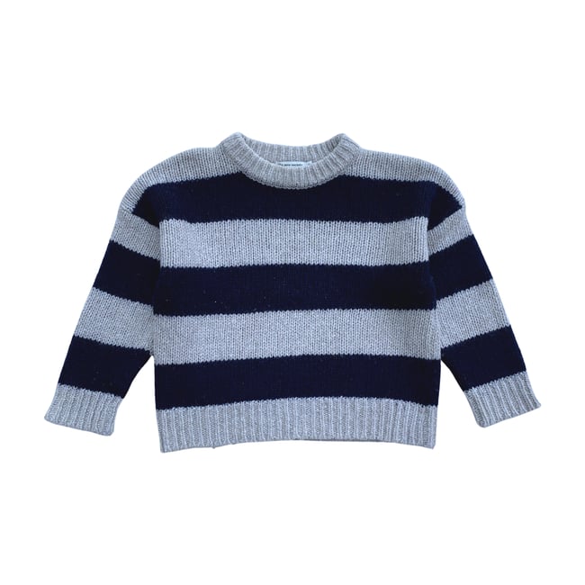 Pull enfant - Très bon état gris, bleu <span itemprop=