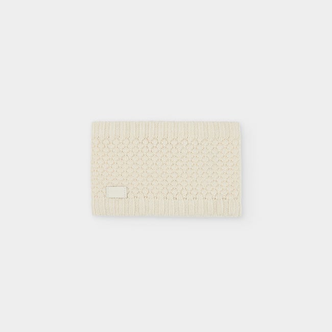Tour de cou bébé blanc <span itemprop=