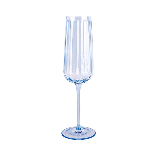Lot de 4 flûtes en verre 24cl, RIVIERA - NOVASTYL