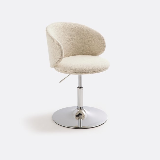 Chaise de bureau rotative, Jakemo Couleur ecru <span itemprop=