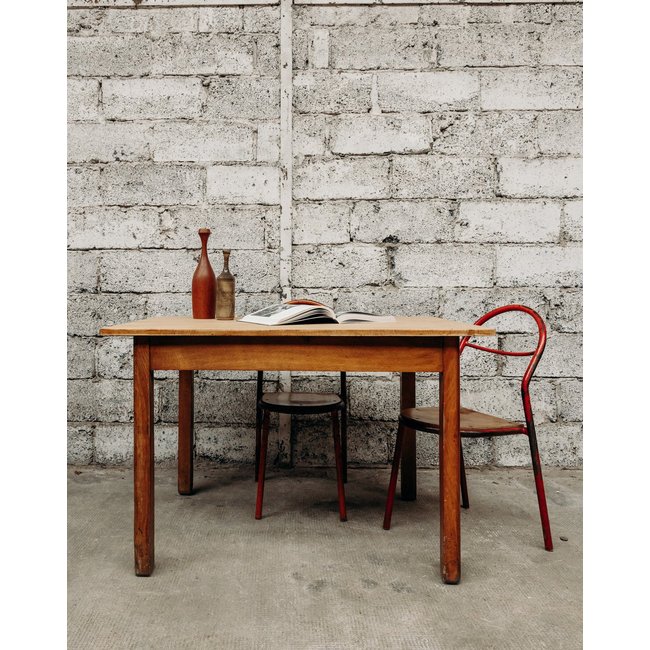 Table à manger en bois Romy N°237 - Bon état Couleur bois <span itemprop=