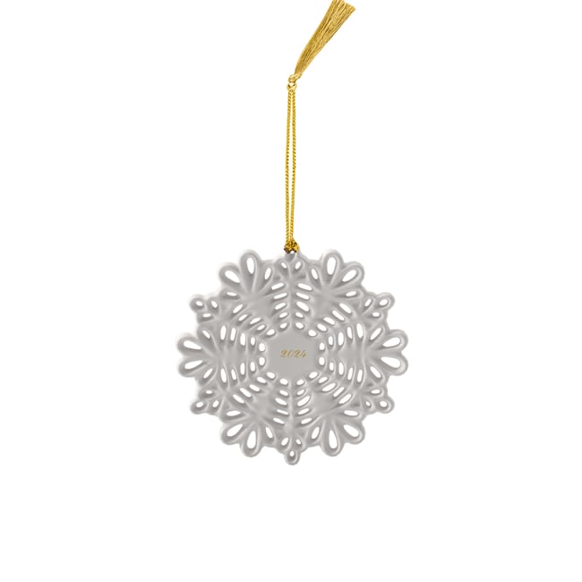 Ornement Flocon De Neige CHRISTMAS CLASSICS Couleur blanc <span itemprop=