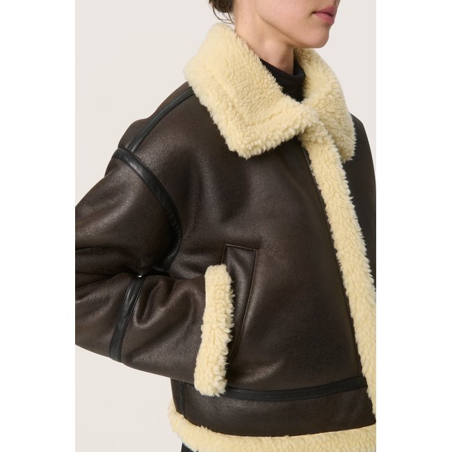 Veste d'extérieur SLElora noir <span itemprop=