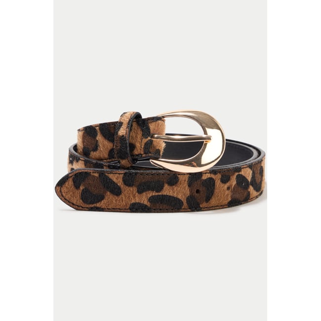 Ceinture fine marron <span itemprop=