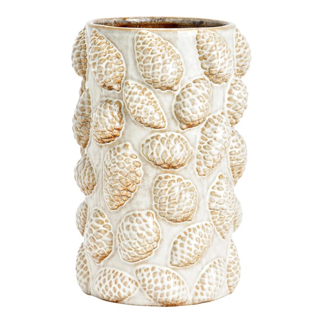 Vase pomme de pin en porcelaine v002235 <span itemprop=