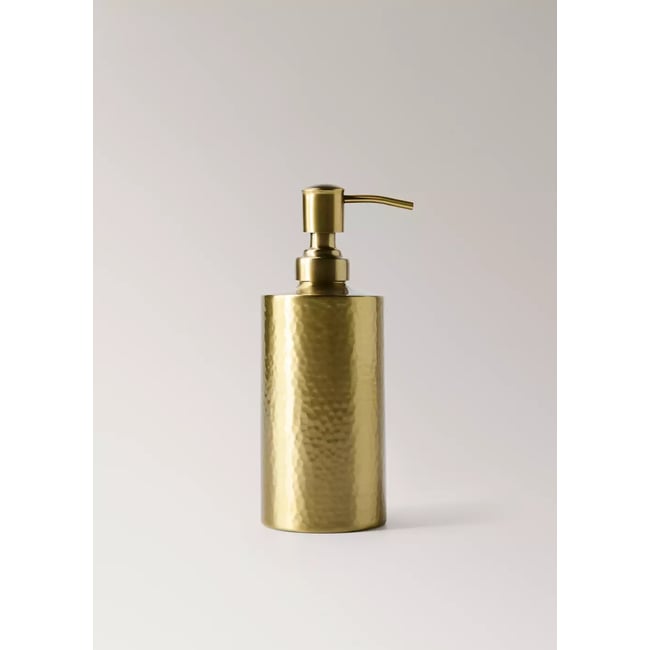 Distributeur de savon en acier inoxydable Couleur or <span itemprop=