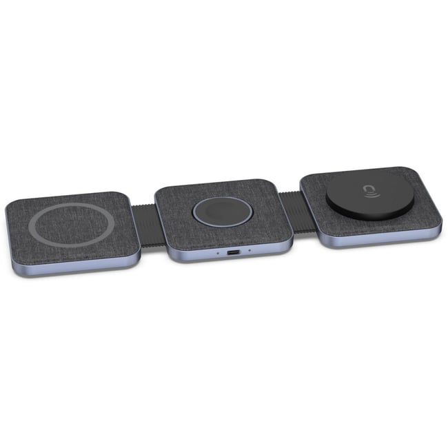 Chargeur sans fil MagSafe 3 en 1 plat pliable 15W - ADEQWAT