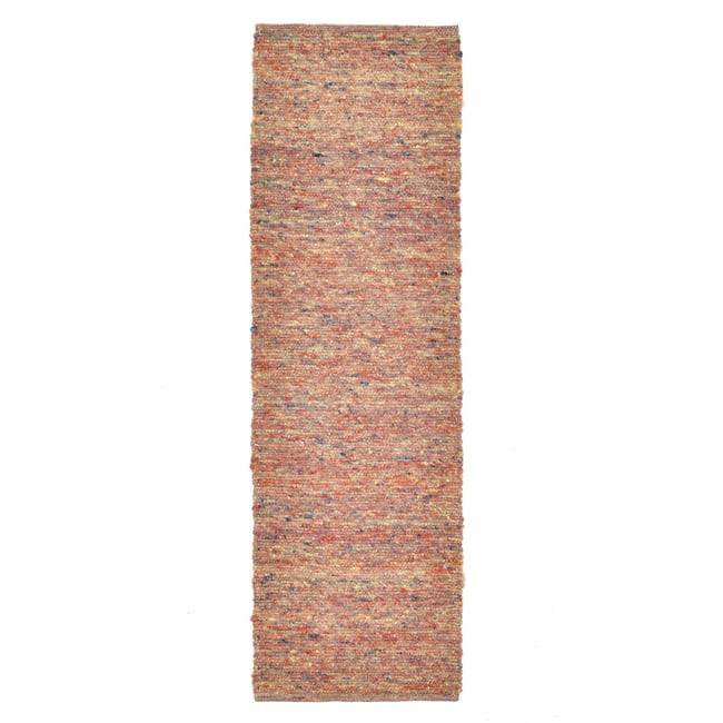 Tapis réversible tissé main de Grèce - ALM FREUDE Couleur terra multi <span itemprop=