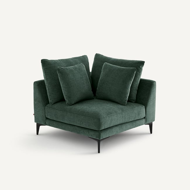 Ecksofa aus Polyester-Mischgewebe, MODERNISTE, Design Emmanuel Gallina - AM.PM X EMMANUEL GALLINA