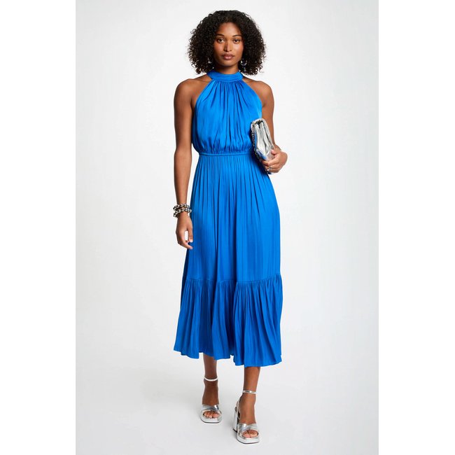 Robe longue évasée fluide - MORGAN