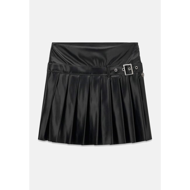 Mini-Jupe Plissée noir <span itemprop=