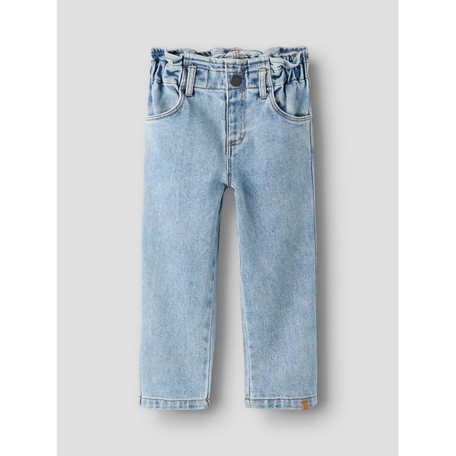 Jean Coupe ample medium blue denim <span itemprop=