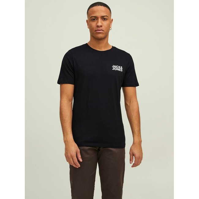 Pack of 3 t-shirts, black+navy+white, JACK & JONES