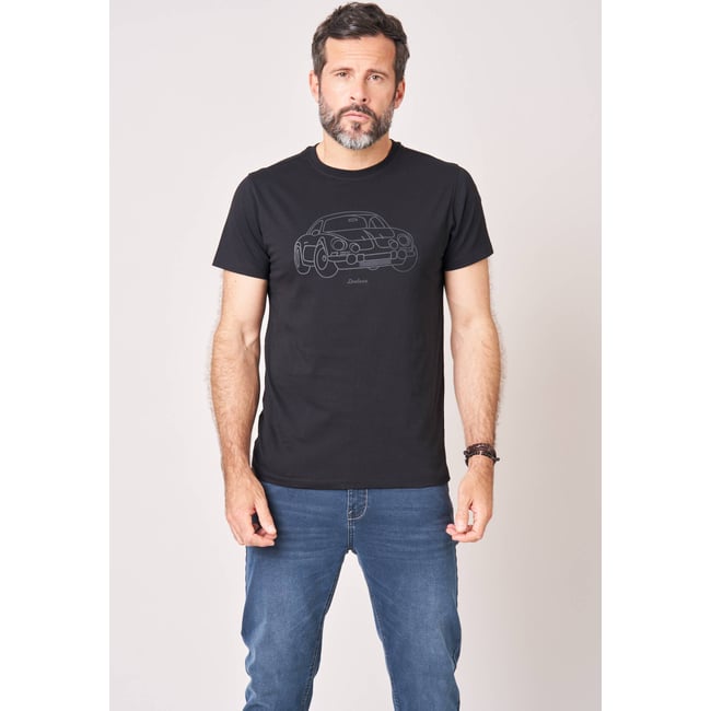 T-shirt regular homme en 100% coton avec imprimé en relief DUSTBORN - DEELUXE