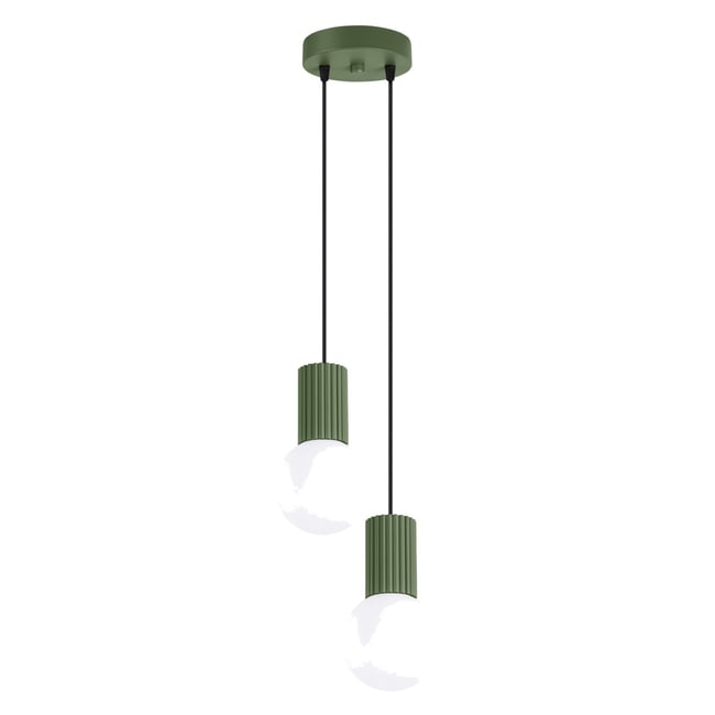 Suspension Aluminium Vert Olive G9 2 Halo Couleur vert olive <span itemprop=