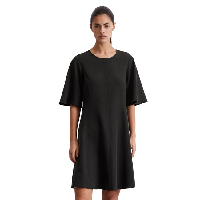 Mini-robe évasée en mélange TENCEL™ Lyocell-lin - MARC O'POLO