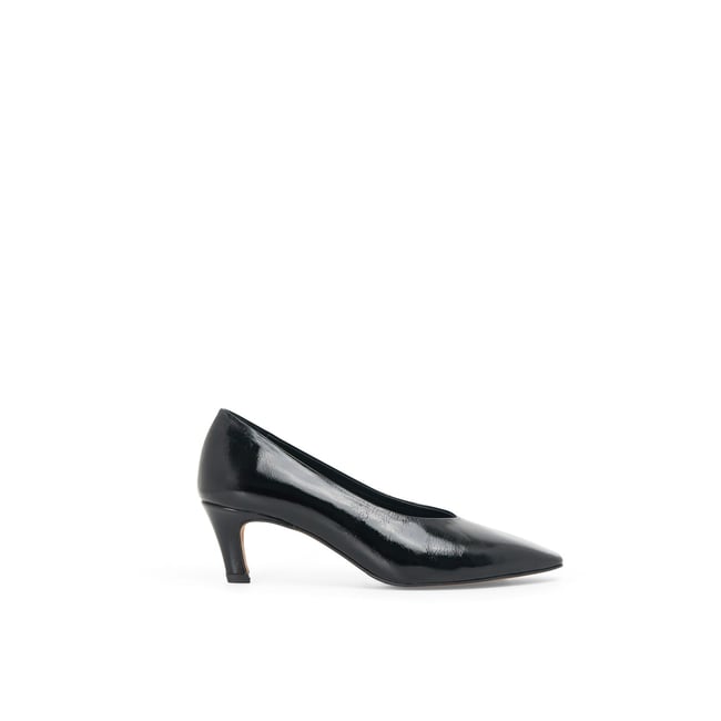 Escarpin en cuir MILANO noir <span itemprop=