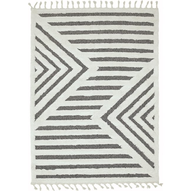 Tapis moderne SHARD Couleur gris <span itemprop=