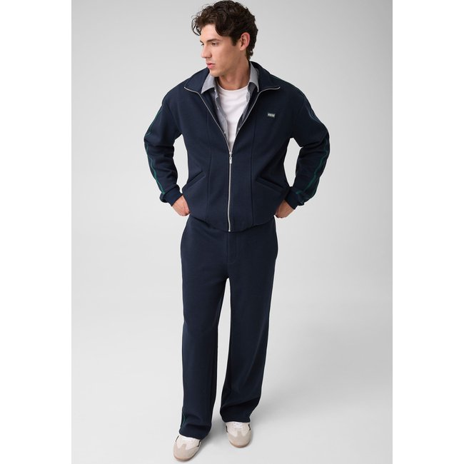 Sweat À Capuche Zippé Intégral bleu foncé <span itemprop=
