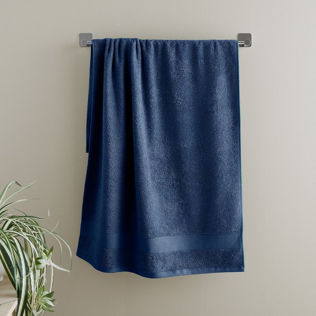 Anti-Bacterial Bath Sheet Pair, navy, CATHERINE LANSFIELD