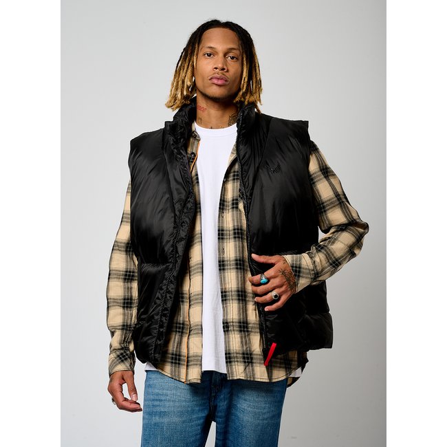 Doudoune Sans Manches  Polyester LASLO noir <span itemprop=