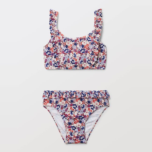Maillot de bain 2 pièces imprimé pitaya <span itemprop=