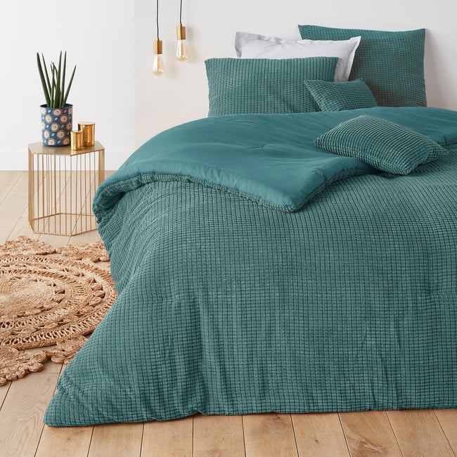 Couvre-lit boutis matelassé ciselé, Fluffy - LA REDOUTE INTERIEURS
