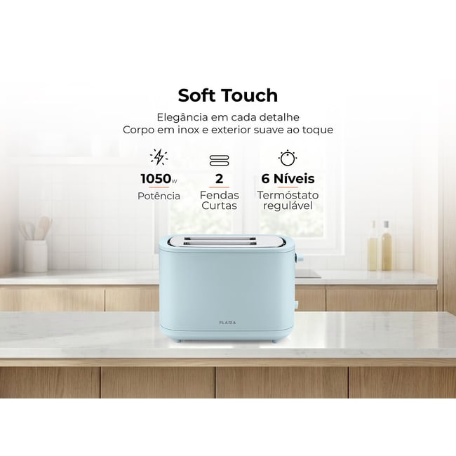 Torradeira Soft Touch 1050W 994FL, FLAMA - FLAMA