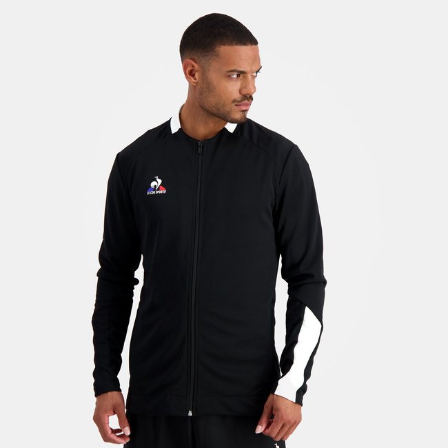 Sweat zippé  Training noir <span itemprop=