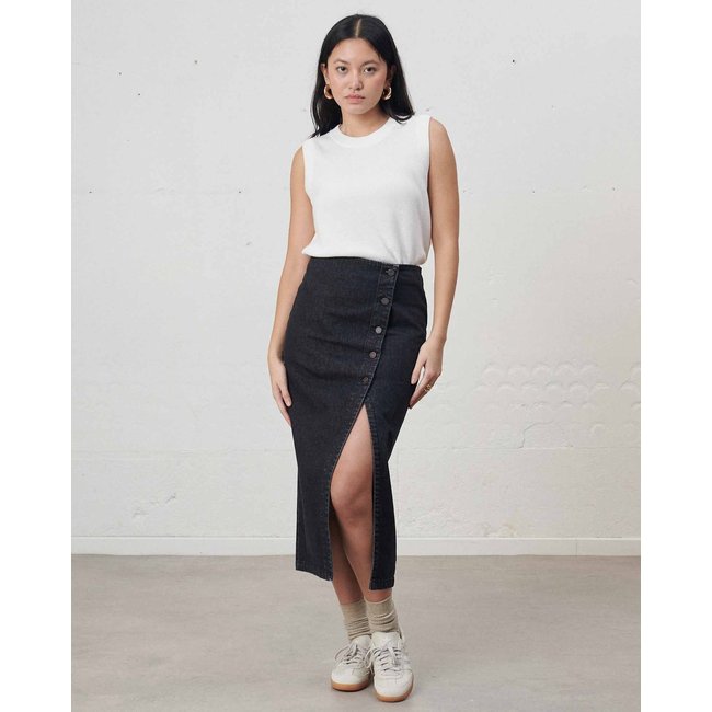 Jupe droit taille moyenne midi - LABDIP