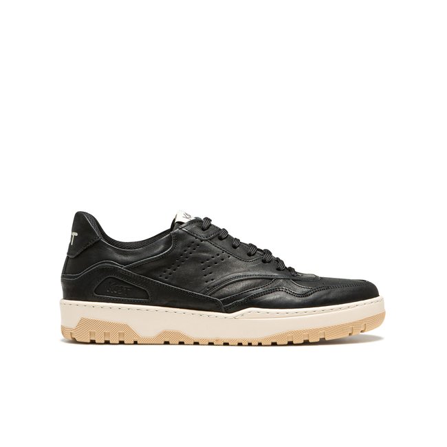 Baskets cuir JAYDEN B VGT noir <span itemprop=