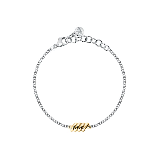 Bracelet TORCHON or jaune <span itemprop=