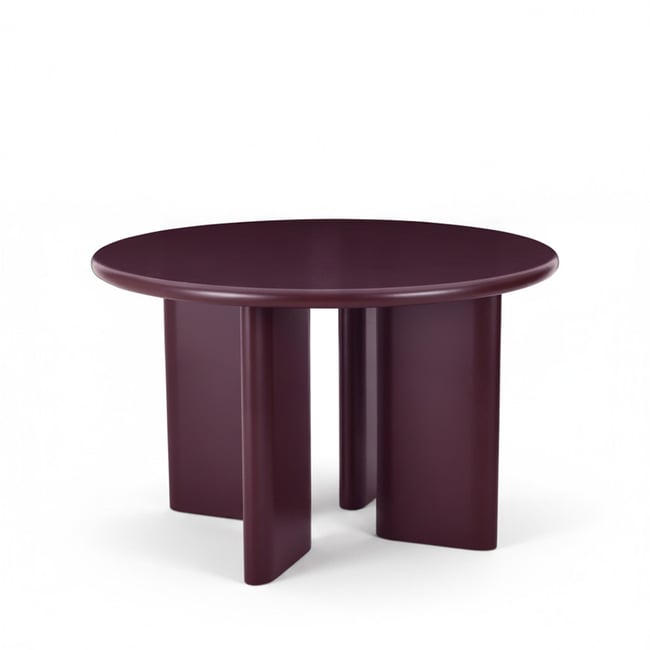 Table à manger ronde 4 personnes en bois - PYRANTH - DRAWER