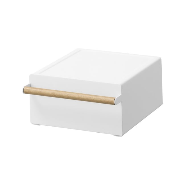 Rangement plan de travail cuisine  TOSCA Couleur blanc <span itemprop=