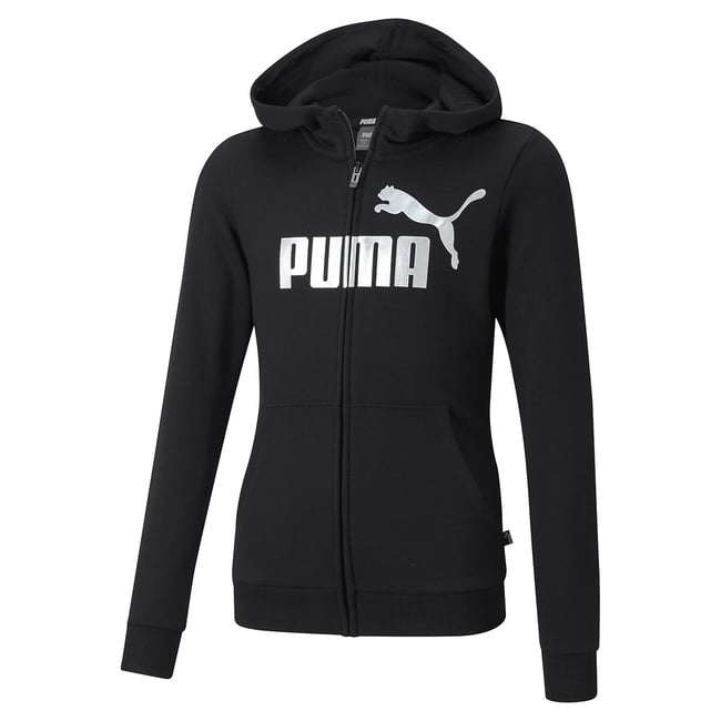 Sweat zippé capuche noir <span itemprop=