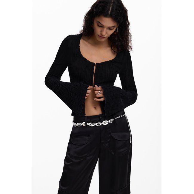 T-shirt ajusté rubans - DESIGUAL