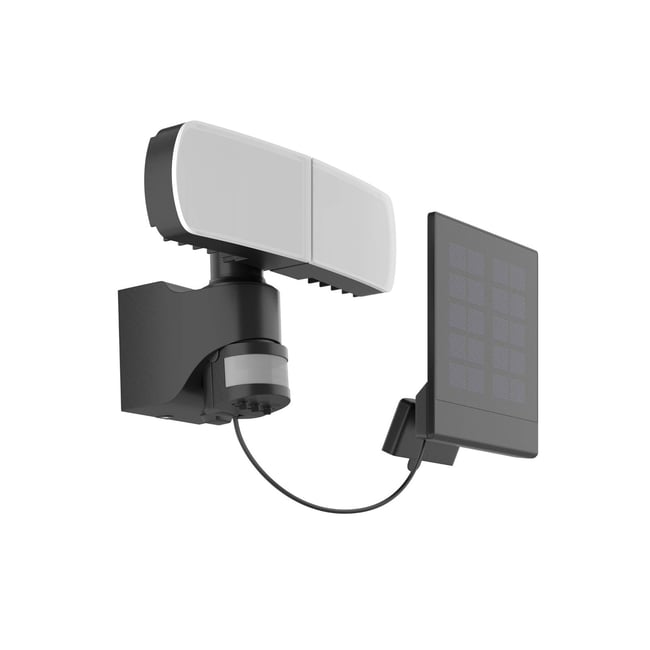Lampe solaire extérieure LED, Lissano Couleur noir, blanc <span itemprop=