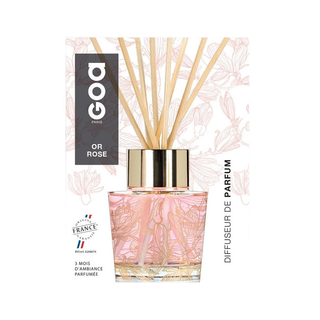 Goatier (parfum D'ambiance) Tropical Coco 200ml - Marque Goa - En Verre, Hauteur 10 Cm - Neuf