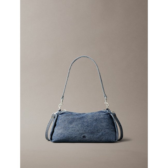 Schoudertas in denim, 2 schouderbanden <span itemprop=
