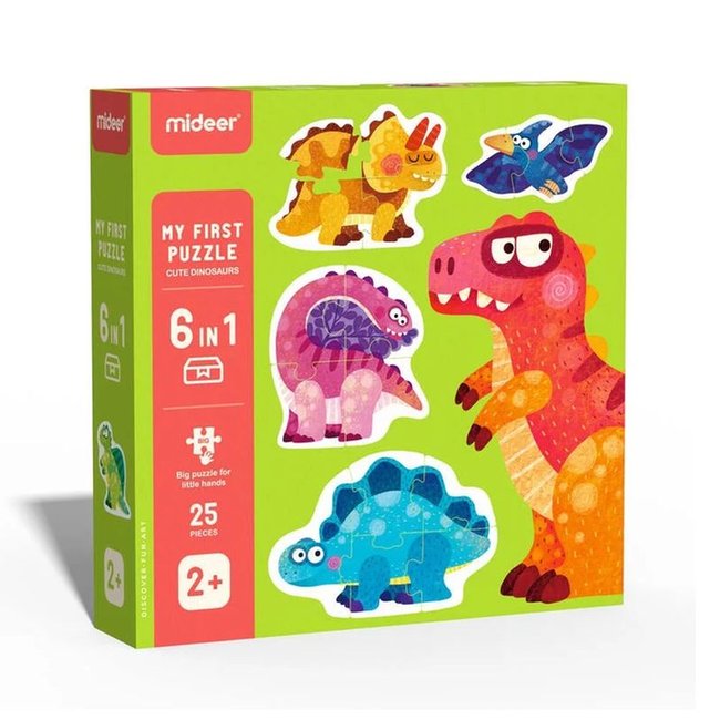 Mon 1er puzzle dinosaures - MIDEER