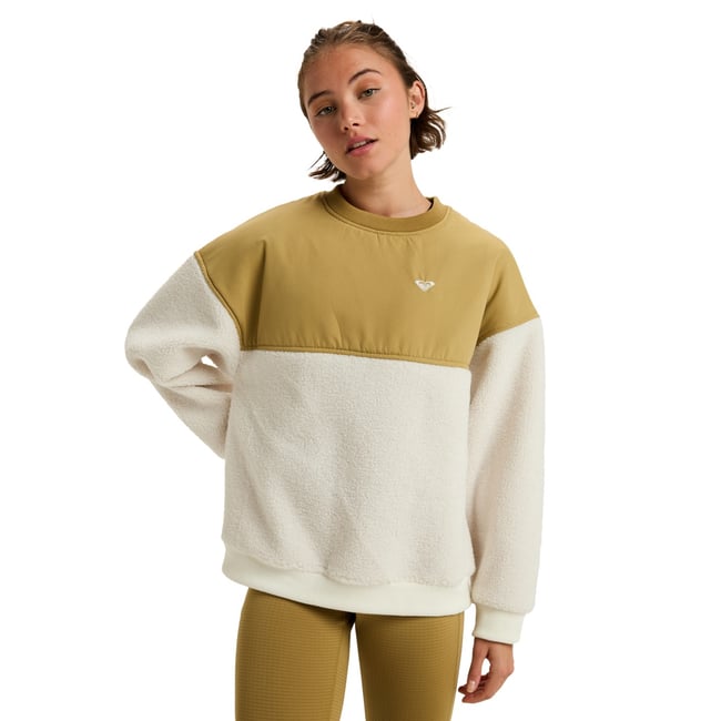 Polaire de sport WAVES OF WARMTH LAYERED. blanc whisper white <span itemprop=