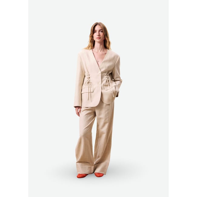 Blazer TRITONA beige crème <span itemprop=