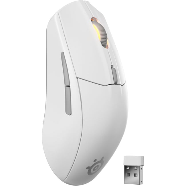 Souris Gamer Sans Fil Rival 3 WL Gen 2 Blanc - STEELSERIES