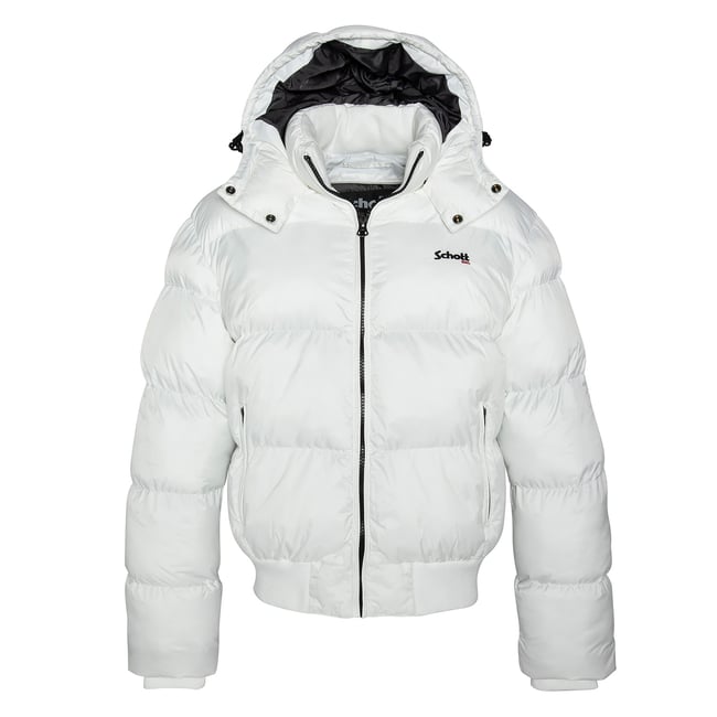 Doudoune à capuche, coupe boxy - SCHOTT